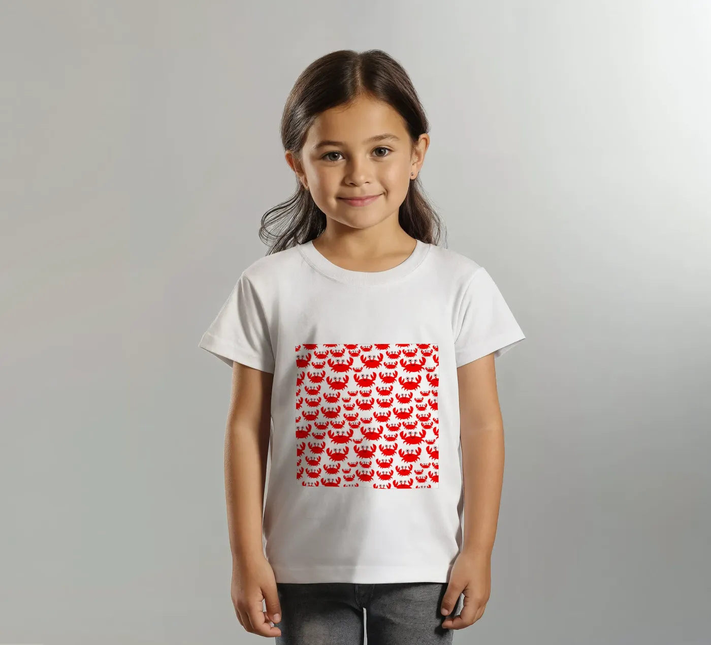 crab pattern Kinder T-Shirt von baobabprintstore