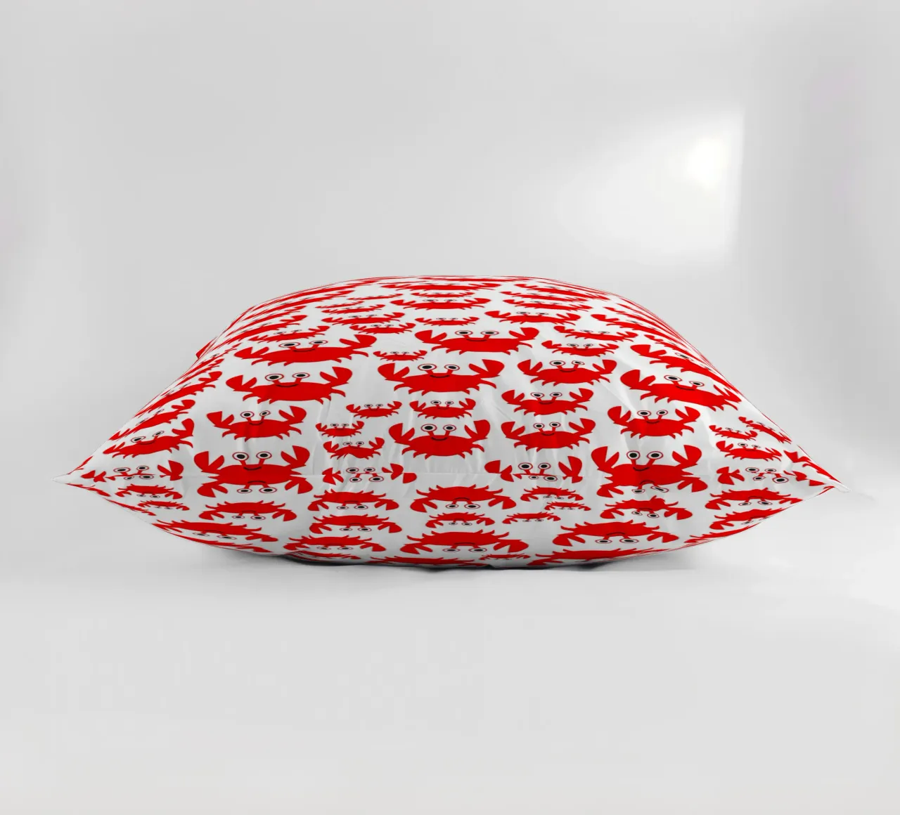 crab pattern cuscino da baobabprintstore