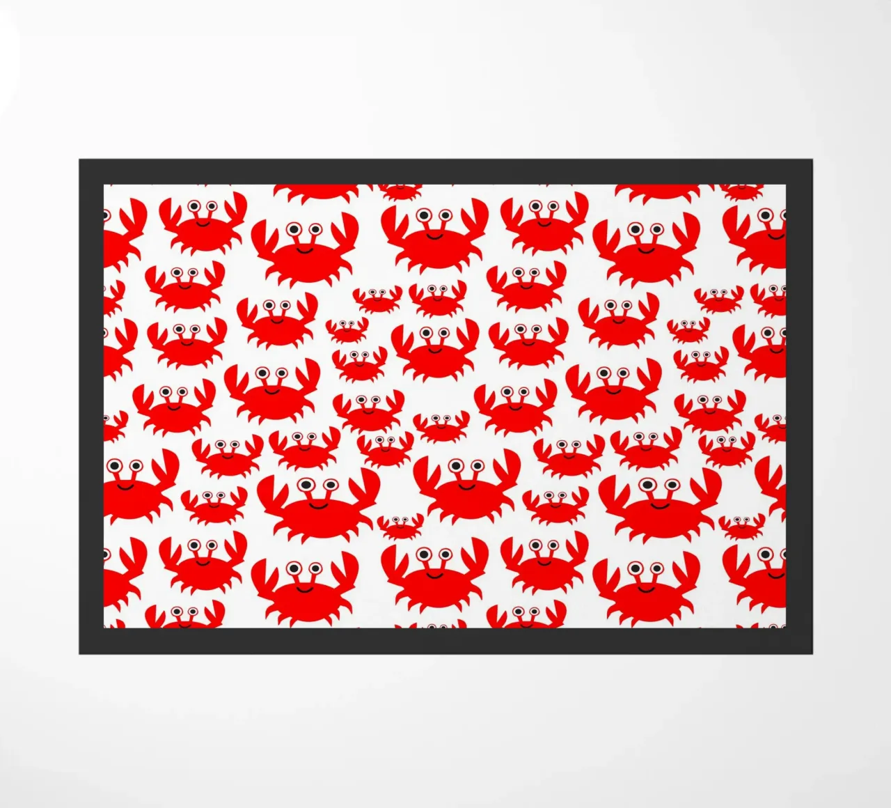 crab pattern zerbino da baobabprintstore