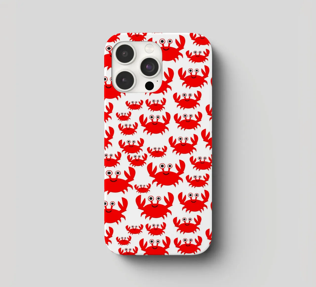 crab pattern cover iphone da baobabprintstore