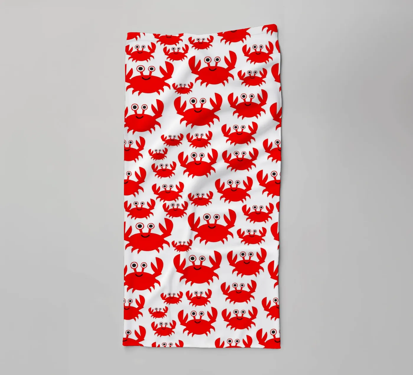 crab pattern Handtuch von baobabprintstore