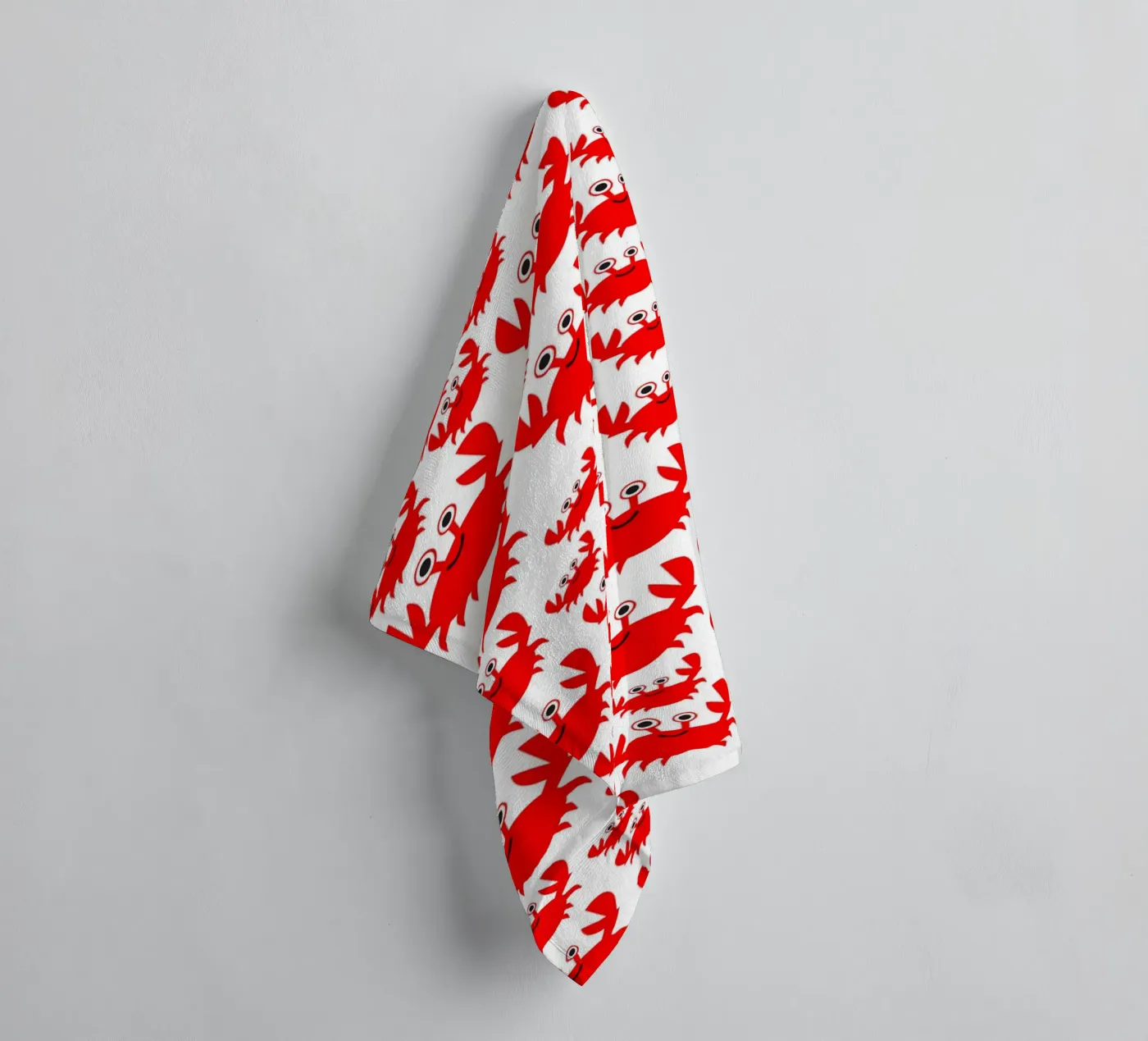 crab pattern Handtuch von baobabprintstore