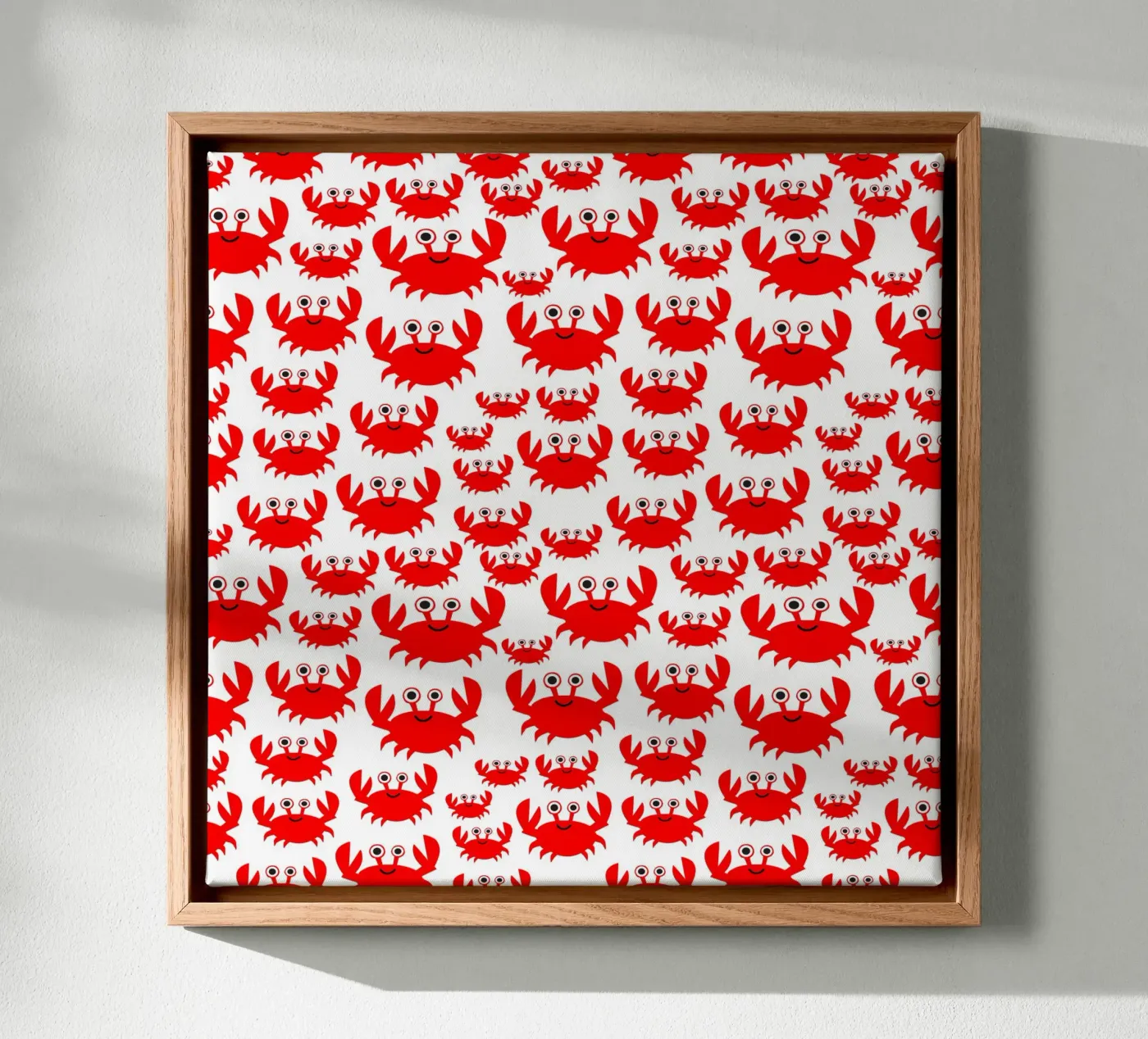 crab pattern tela da baobabprintstore