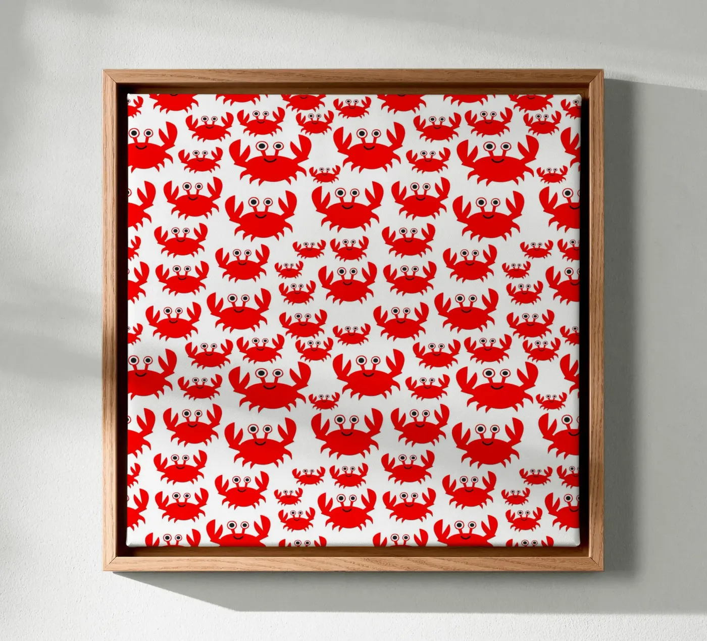 crab pattern toile de baobabprintstore