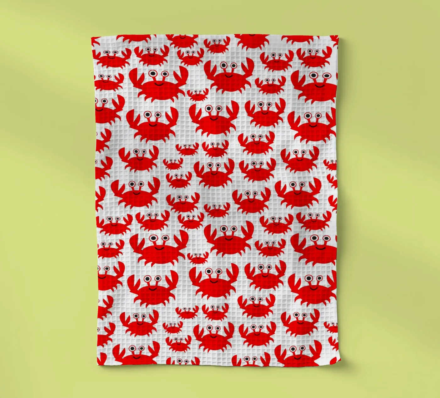 crab pattern torchon de baobabprintstore