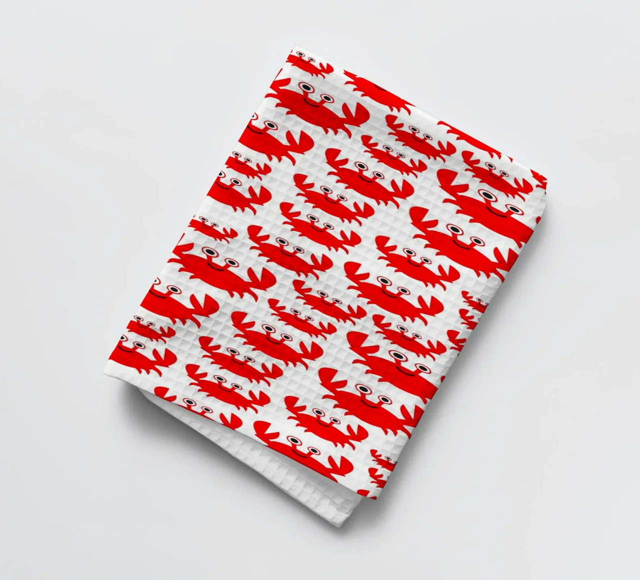 crab pattern torchon de baobabprintstore