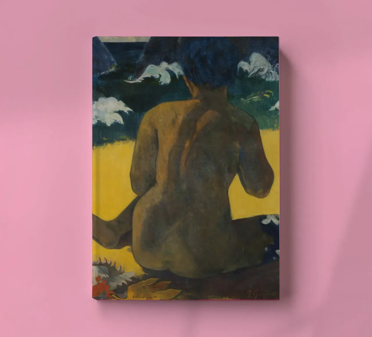 Paul Gauguin - Wax no te miti notebook by Timeless Artworks