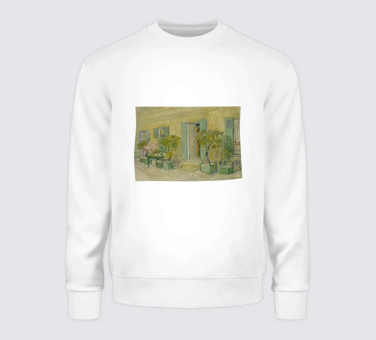 Vincent van Gogh - Esterno di un ristorante ad Asnières felpa da Timeless Artworks