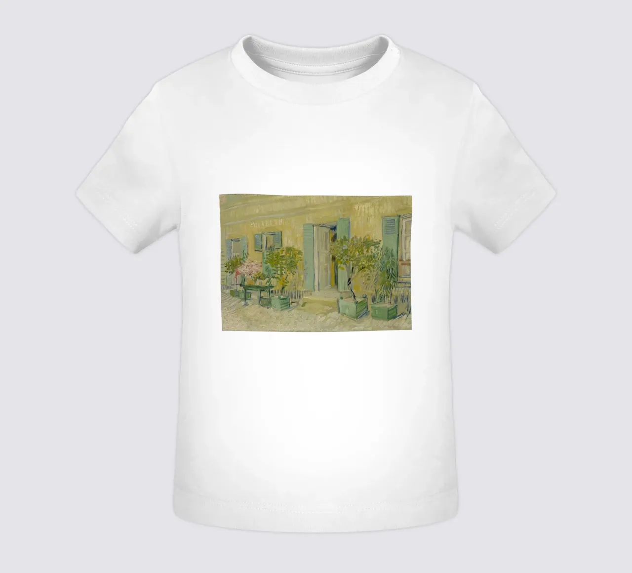 Vincent van Gogh - Esterno di un ristorante ad Asnières maglietta neonato da Timeless Artworks