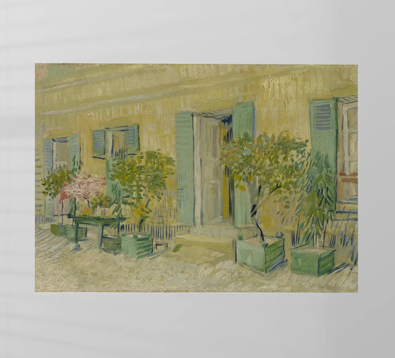 Vincent van Gogh - Esterno di un ristorante ad Asnières pellicola backlit da Timeless Artworks