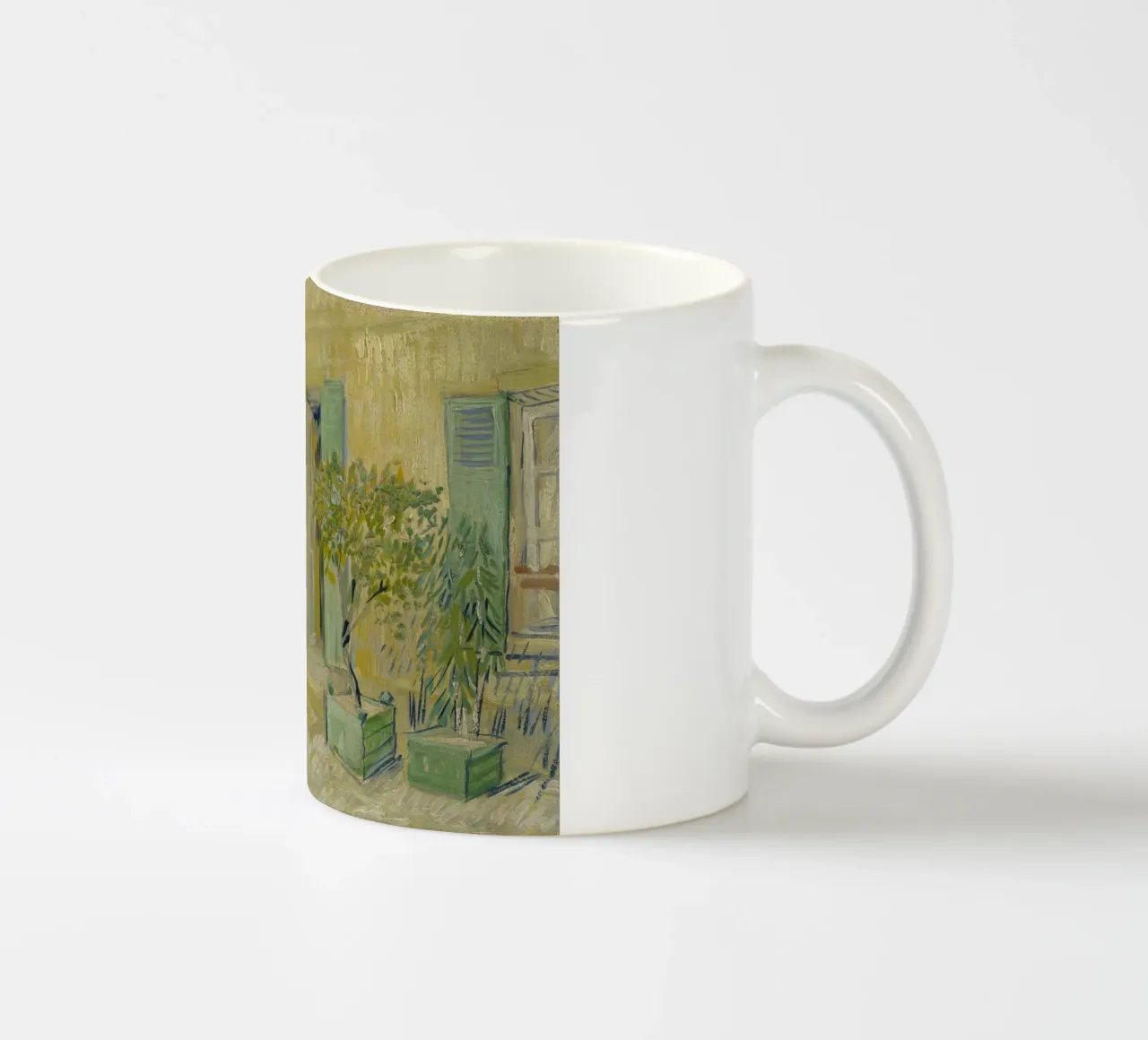 Vincent van Gogh - Esterno di un ristorante ad Asnières tazza in ceramica da Timeless Artworks