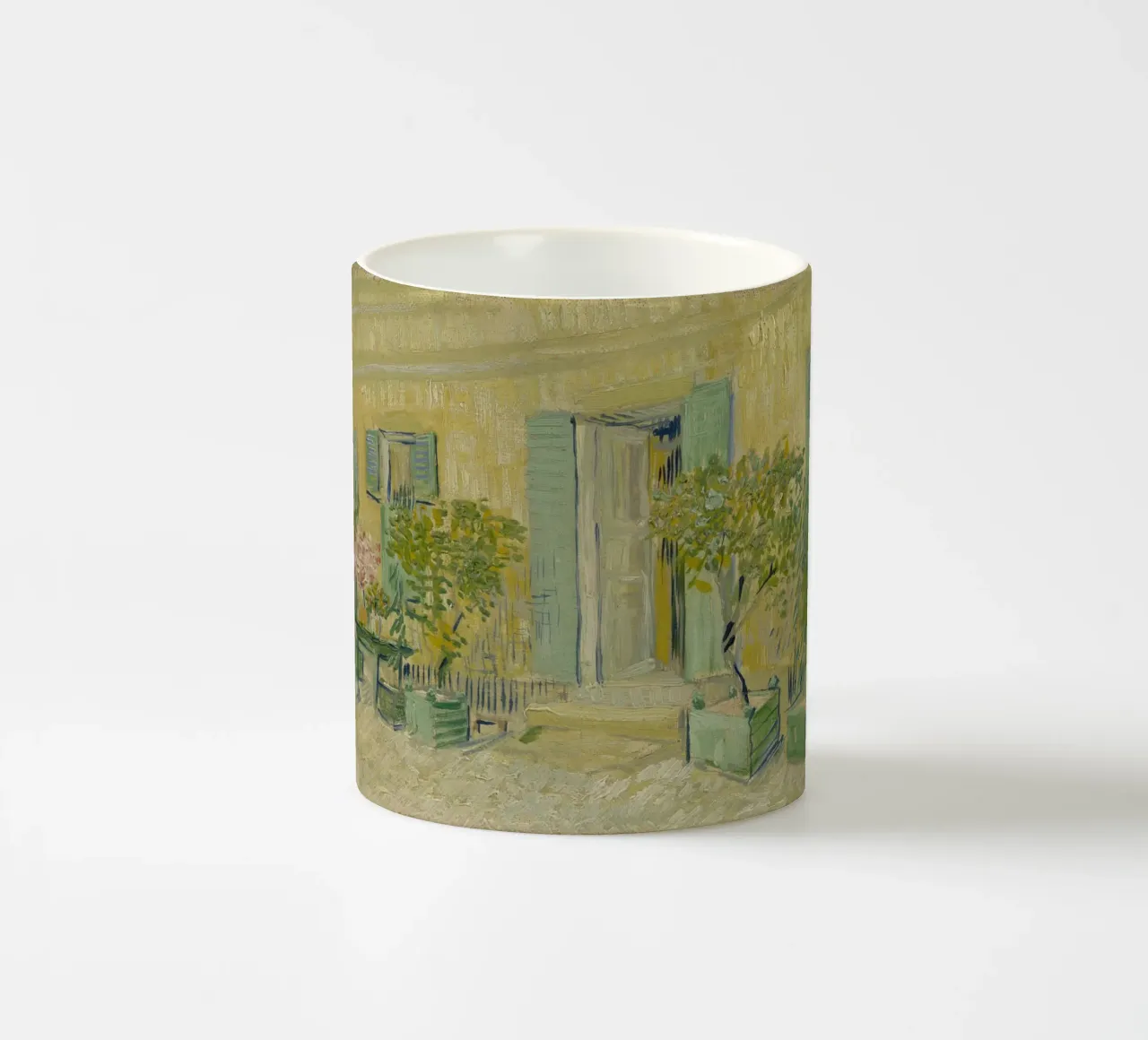 Vincent van Gogh - Esterno di un ristorante ad Asnières tazza in ceramica da Timeless Artworks