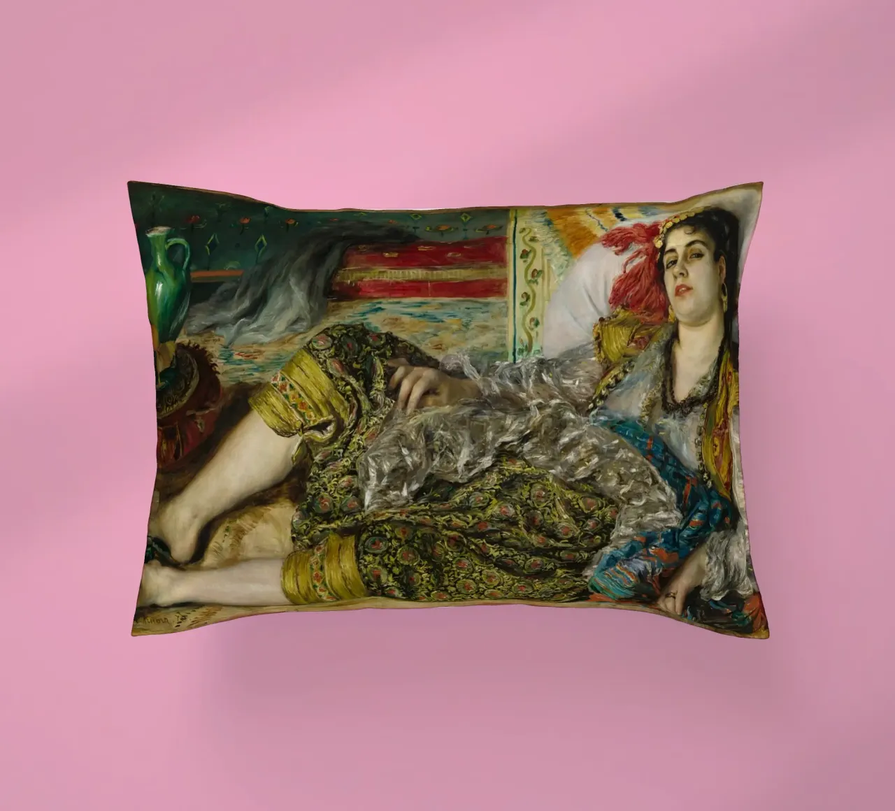 Pierre-Auguste Renoir - Odalisca cojín de Timeless Artworks