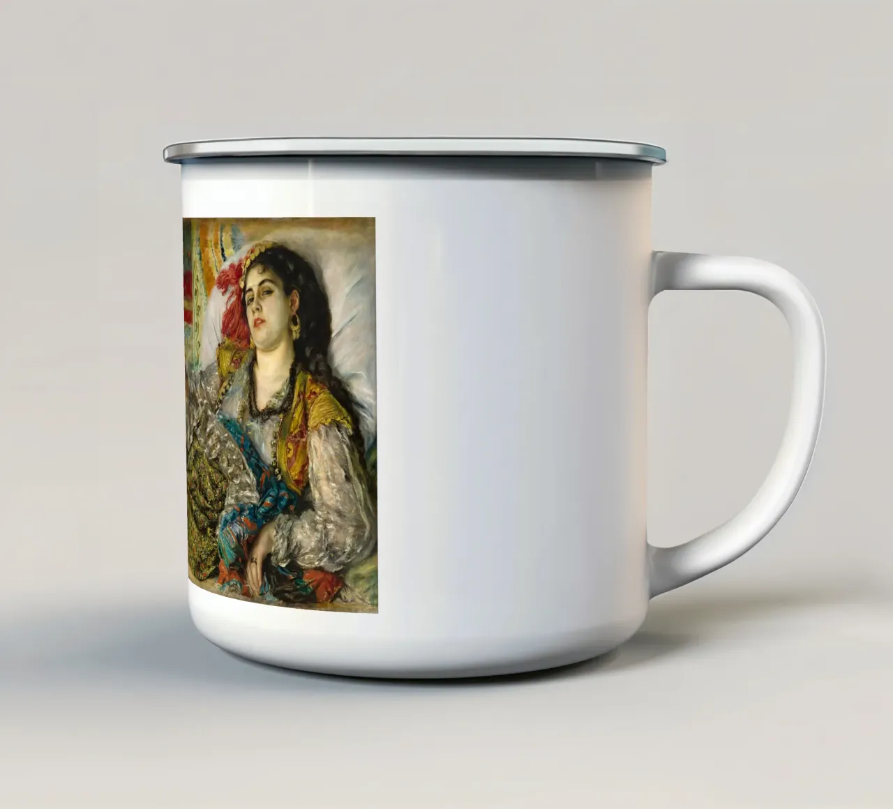 Pierre-Auguste Renoir - Odalisca tazza in smalto da Timeless Artworks