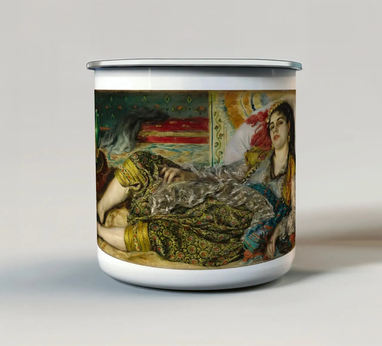 Pierre-Auguste Renoir - Odalisca tazza in smalto da Timeless Artworks