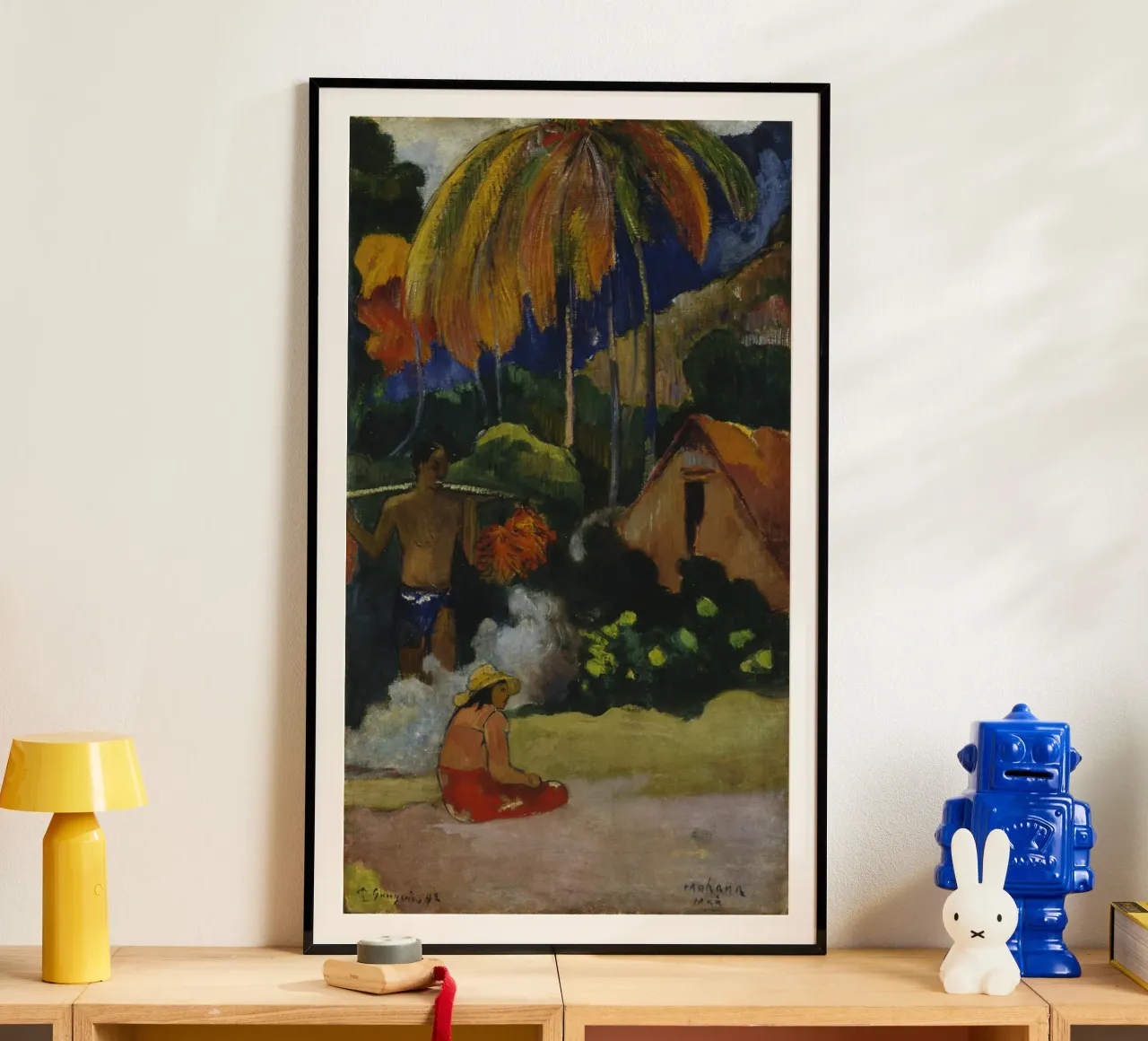 Paul Gauguin - Paesaggio a Tahiti (Mahana Maà) poster da Timeless Artworks