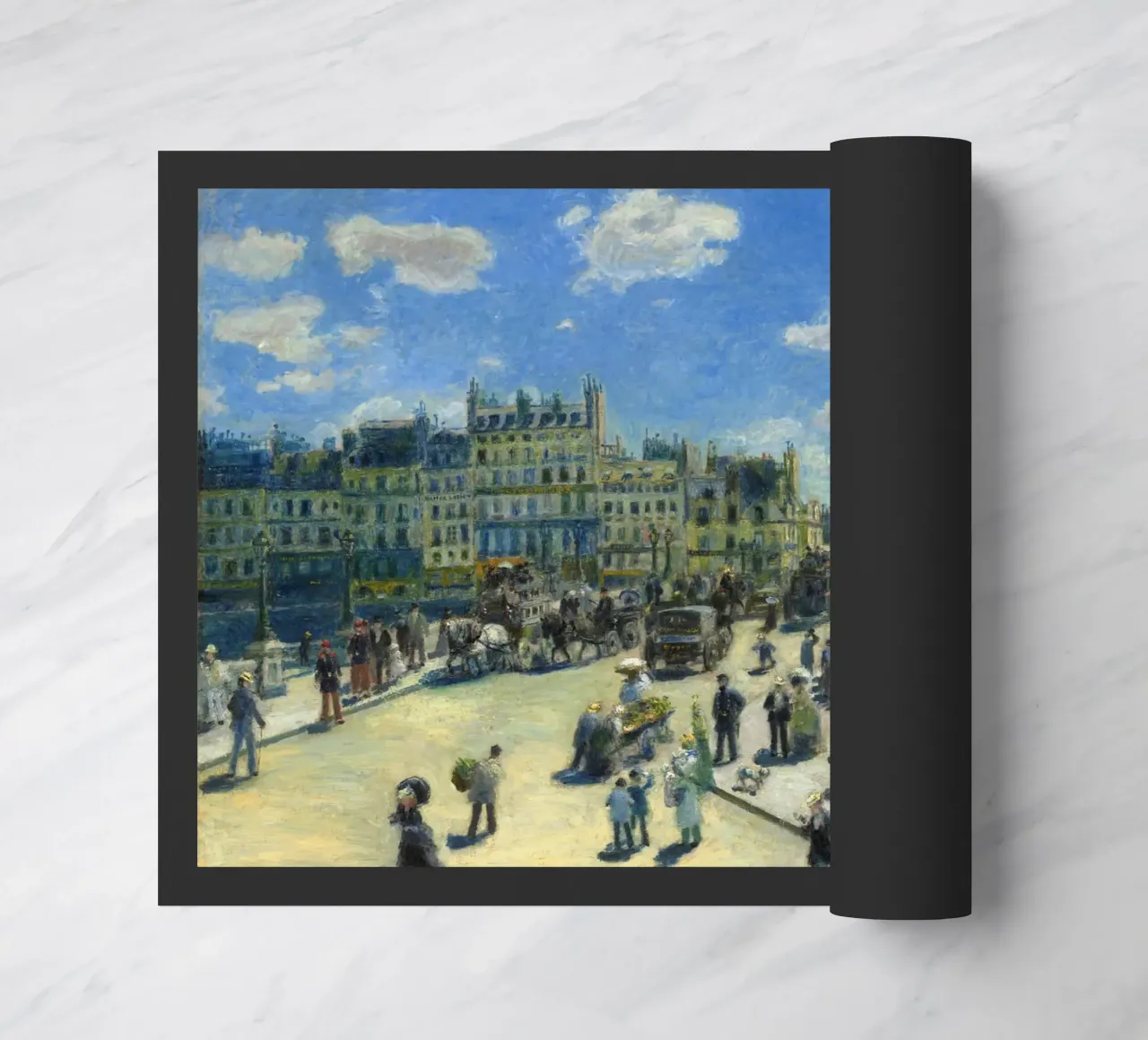 Pierre-Auguste Renoir - Pont Neuf, Parigi, 1872 zerbino da Timeless Artworks