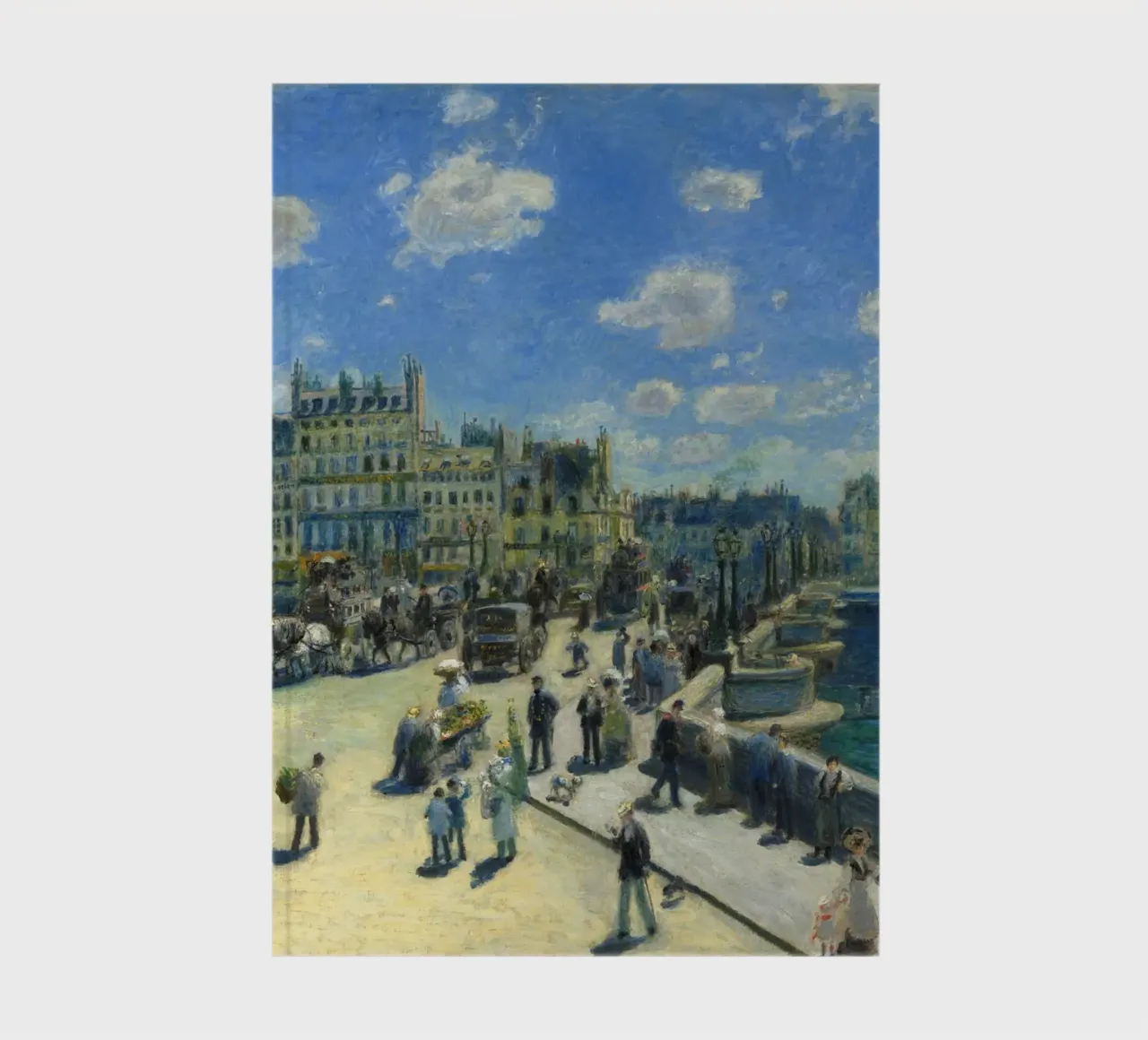 Pierre-Auguste Renoir - Pont Neuf, Paris, 1872 notebook by Timeless Artworks