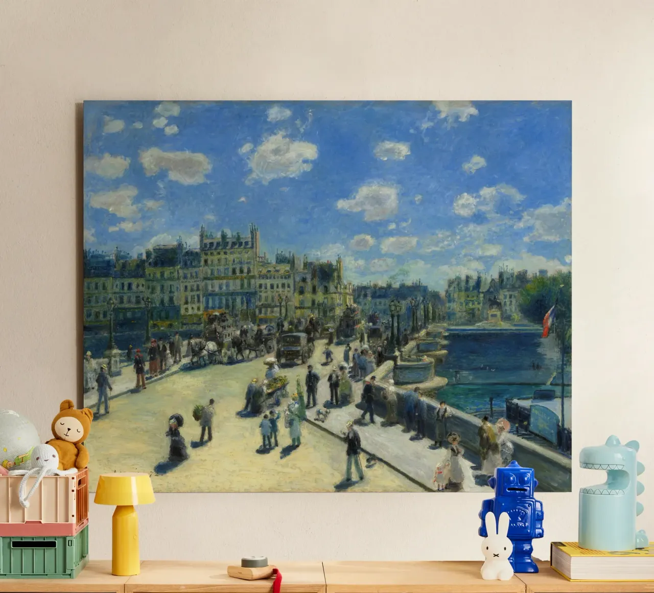 Pierre-Auguste Renoir - Pont Neuf, Paris, 1872 alu-dibond by Timeless Artworks