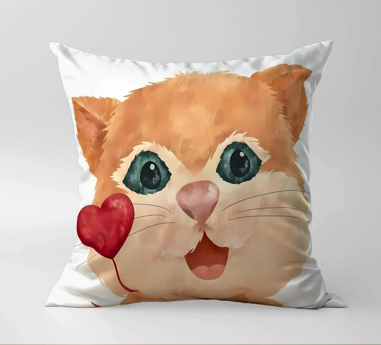 Amore per i gattini cuscino da Monique A Hooper