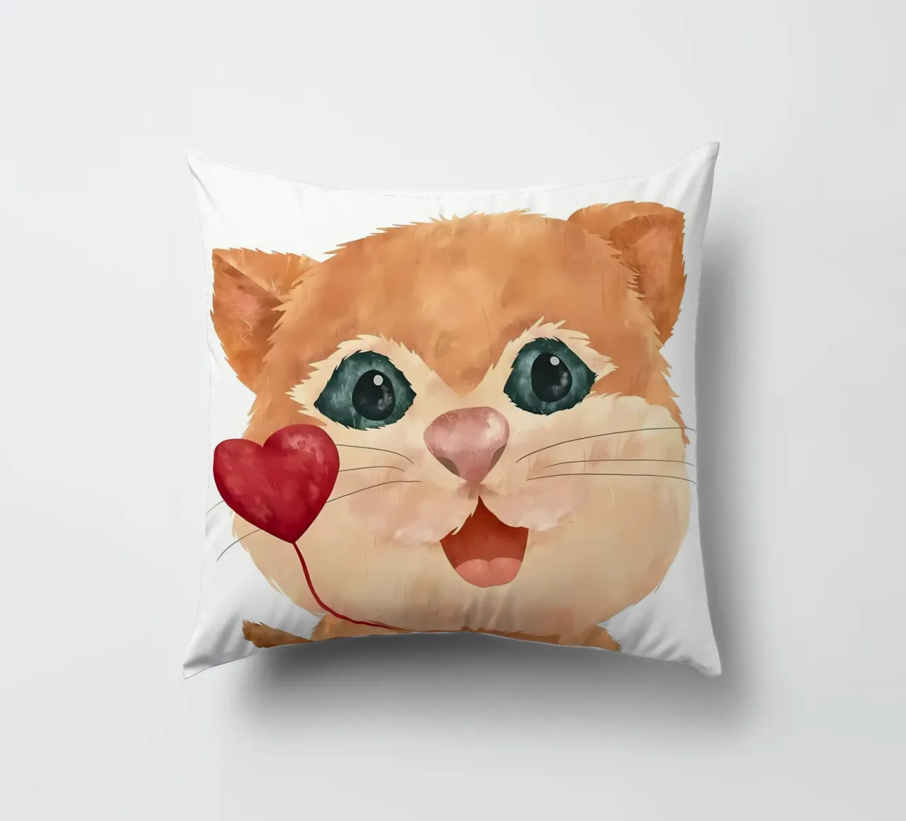 Amore per i gattini cuscino da Monique A Hooper