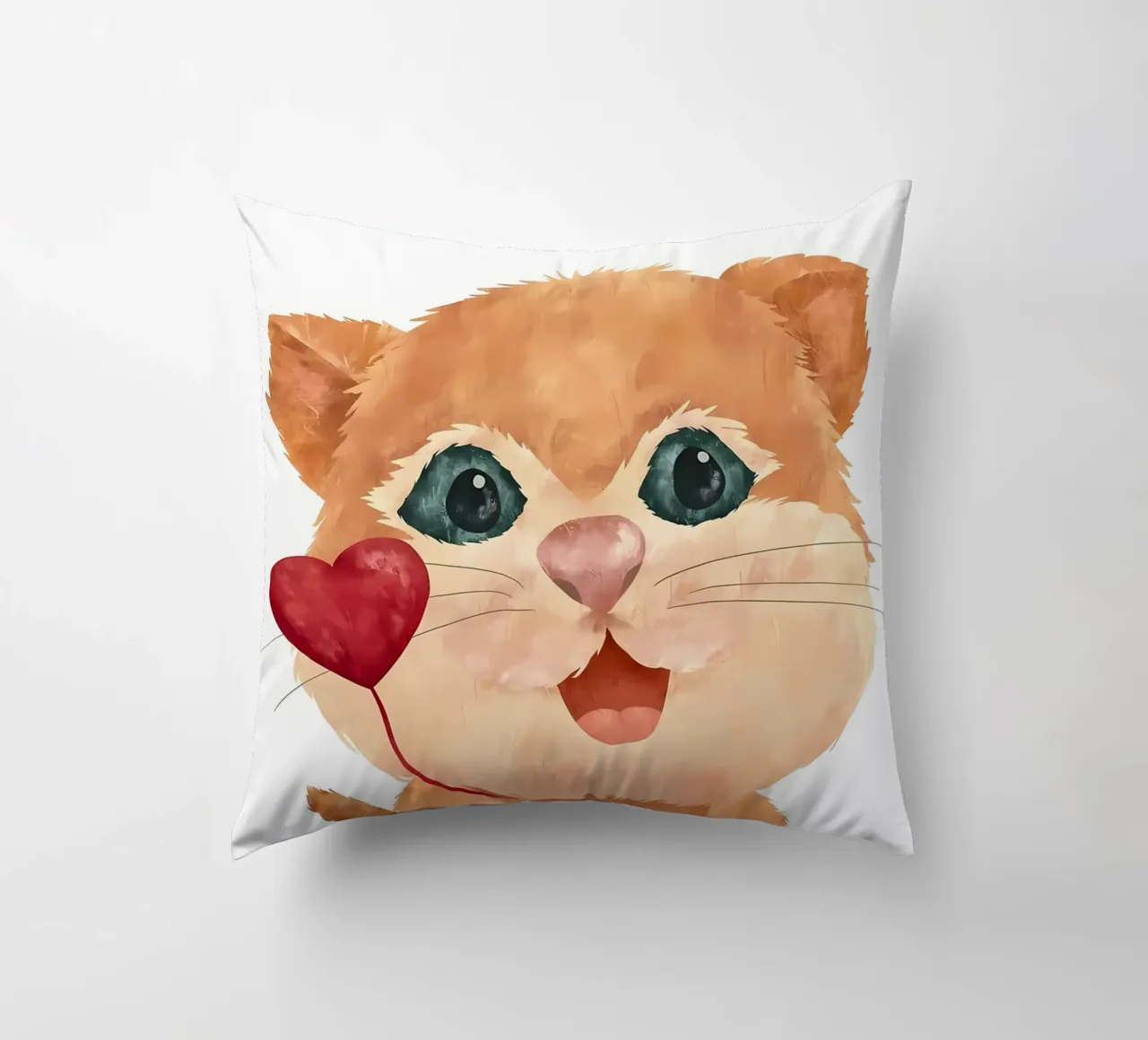 Amore per i gattini cuscino da Monique A Hooper