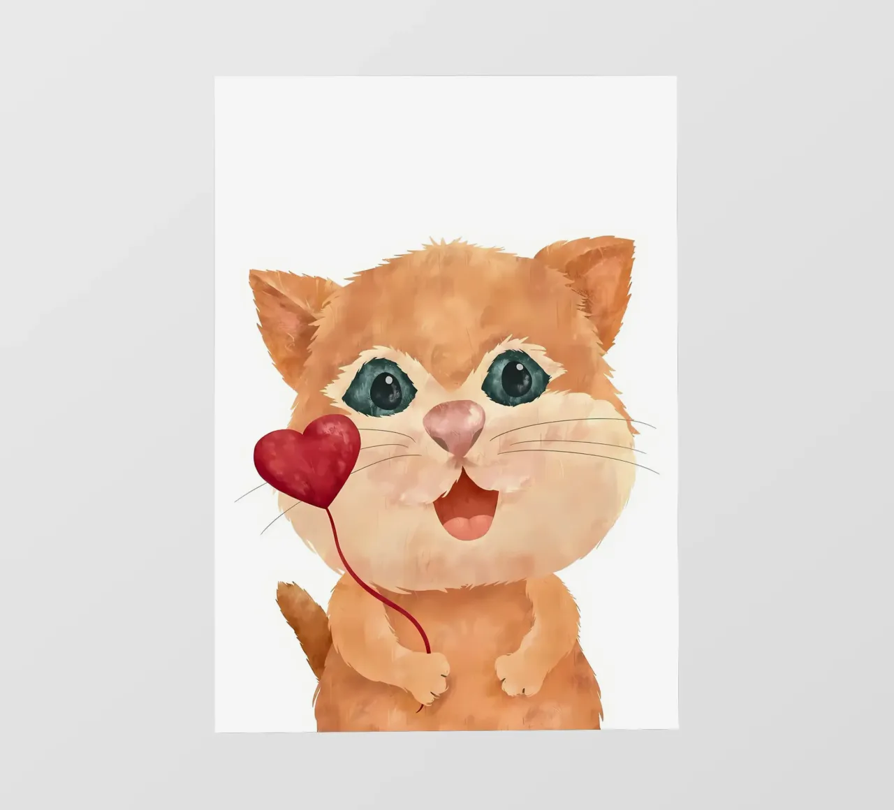 Amore per i gattini telo in pvc da Monique A Hooper