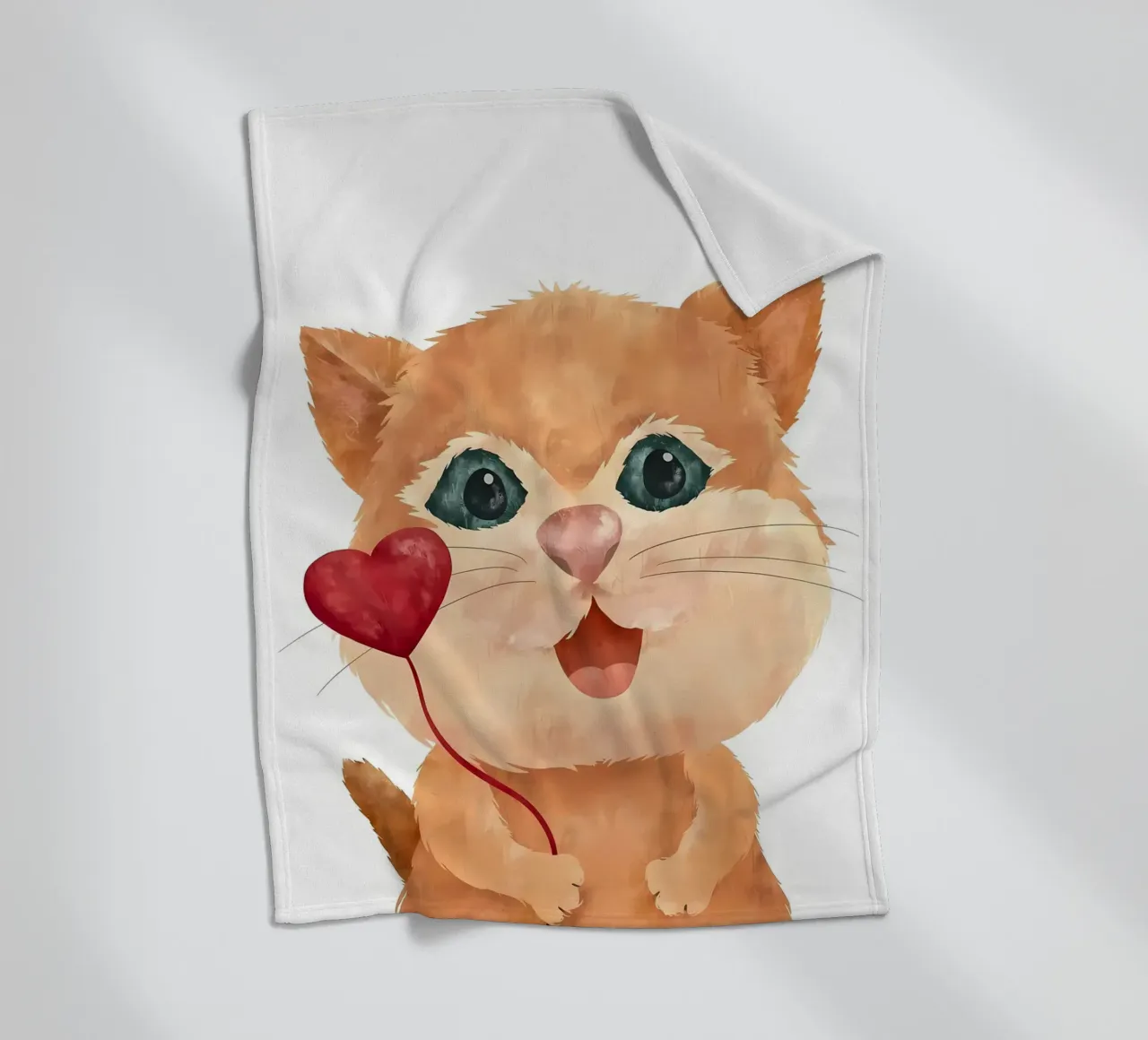 Amore per i gattini coperta in pile da Monique A Hooper