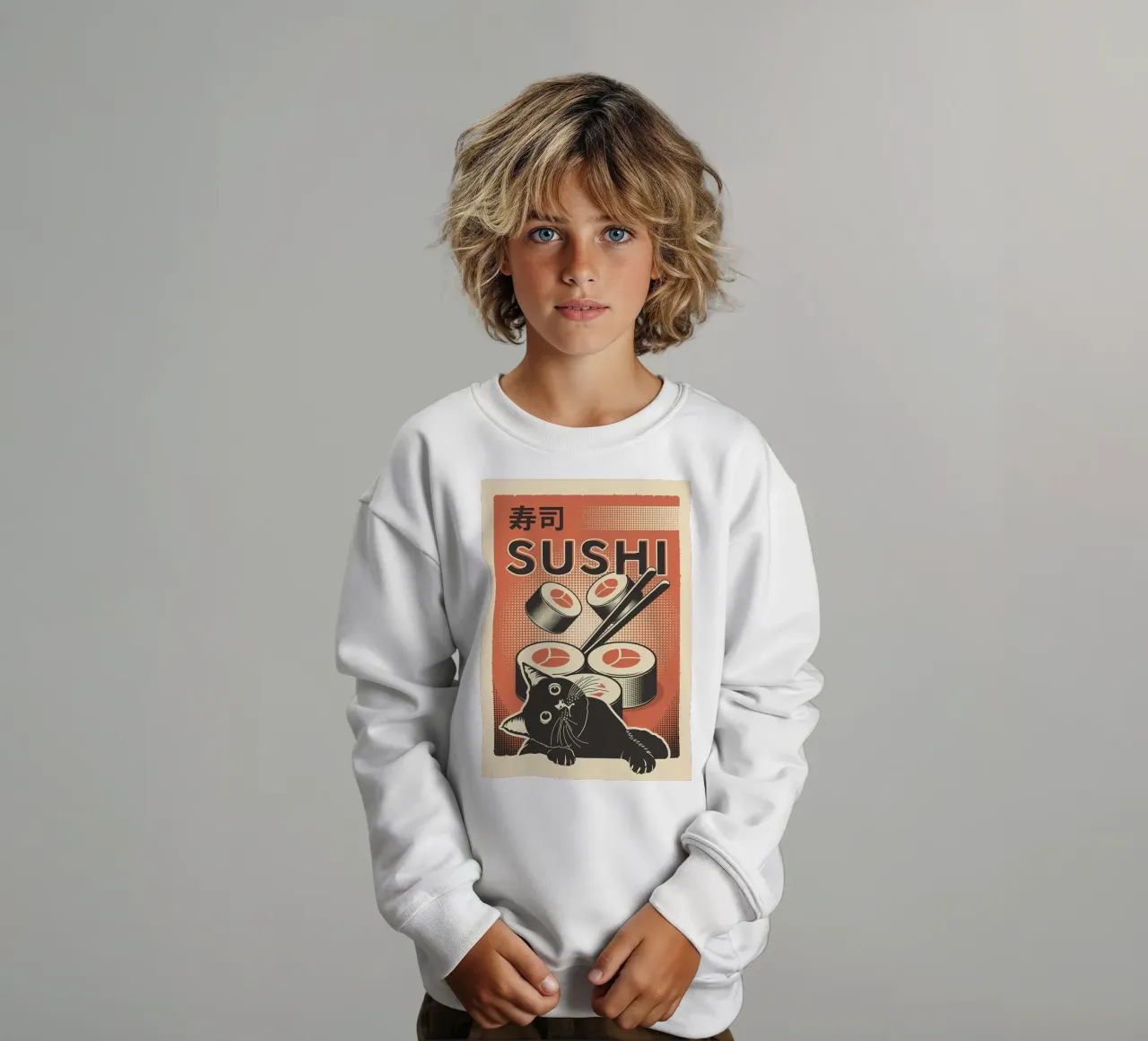 Sushi Cat felpa bambino da Monique A Hooper