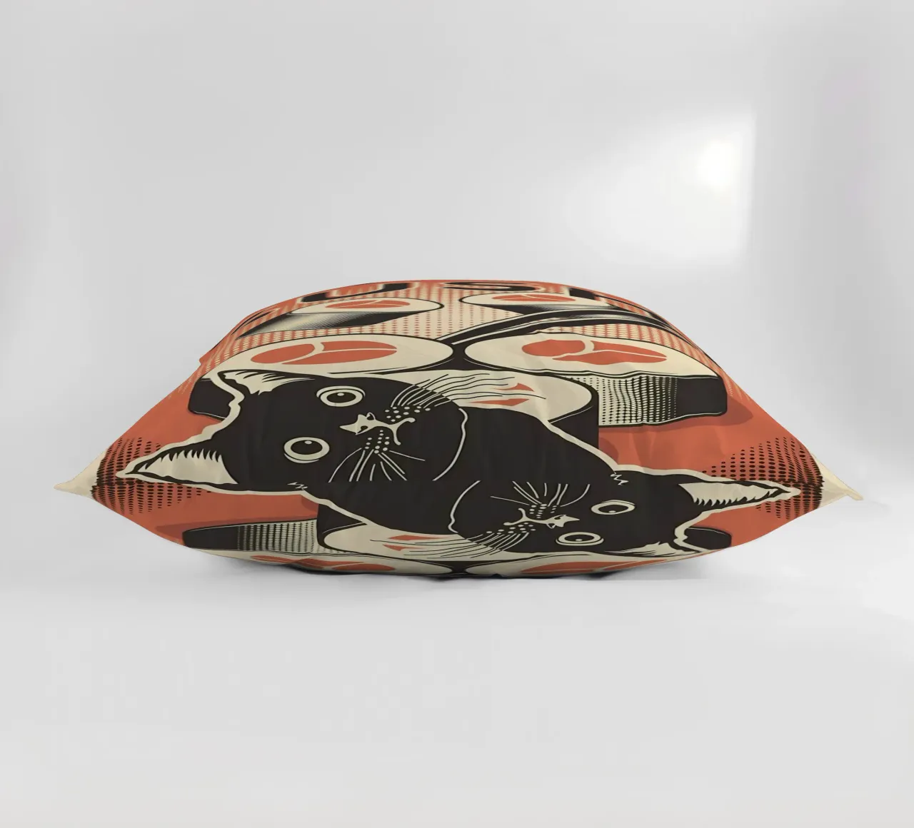 Sushi Cat cuscino da Monique A Hooper
