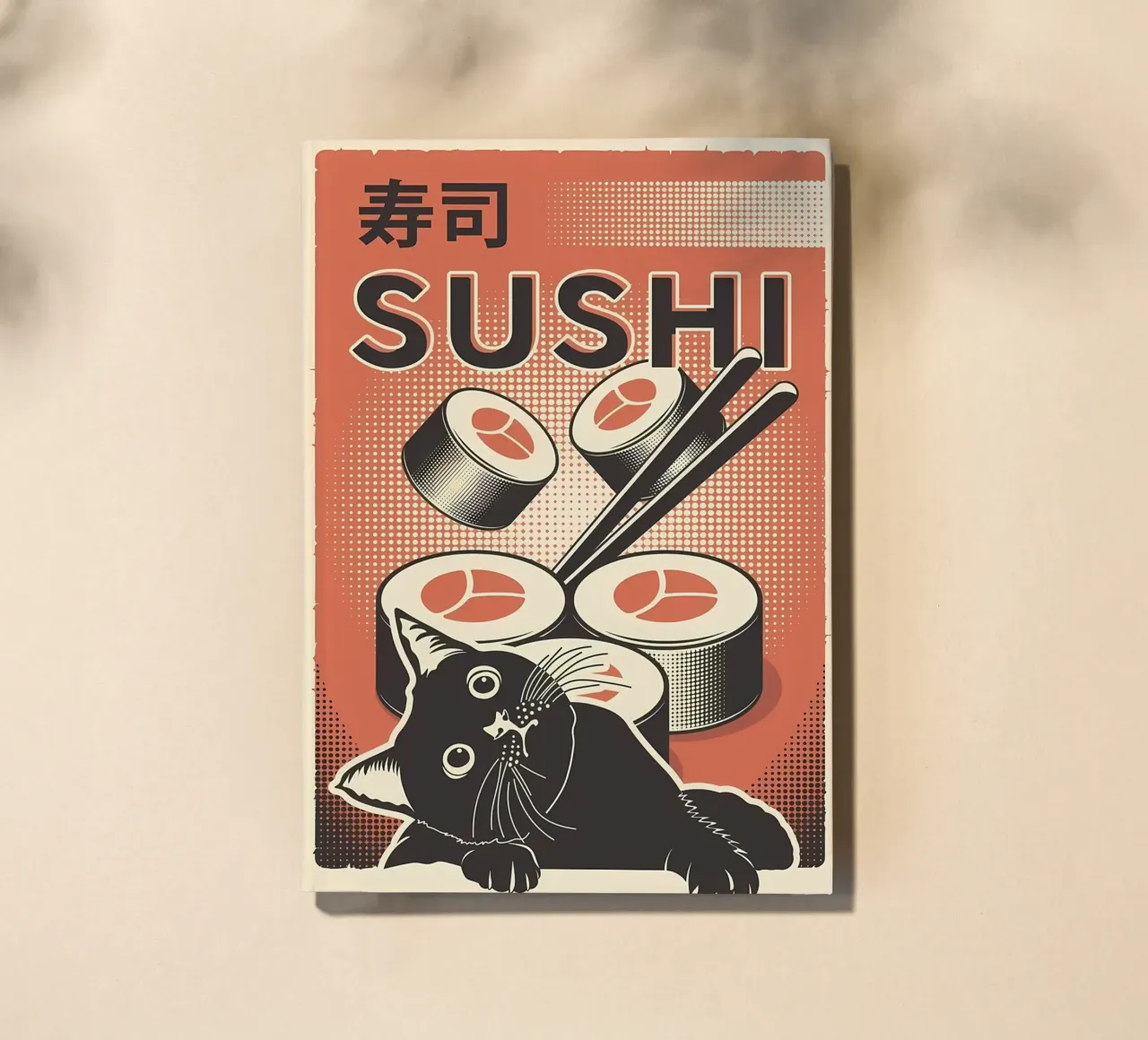 Sushi Cat notebook by Monique A Hooper