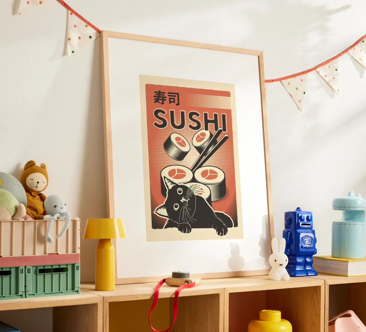Sushi Cat carta hahnemühle da Monique A Hooper