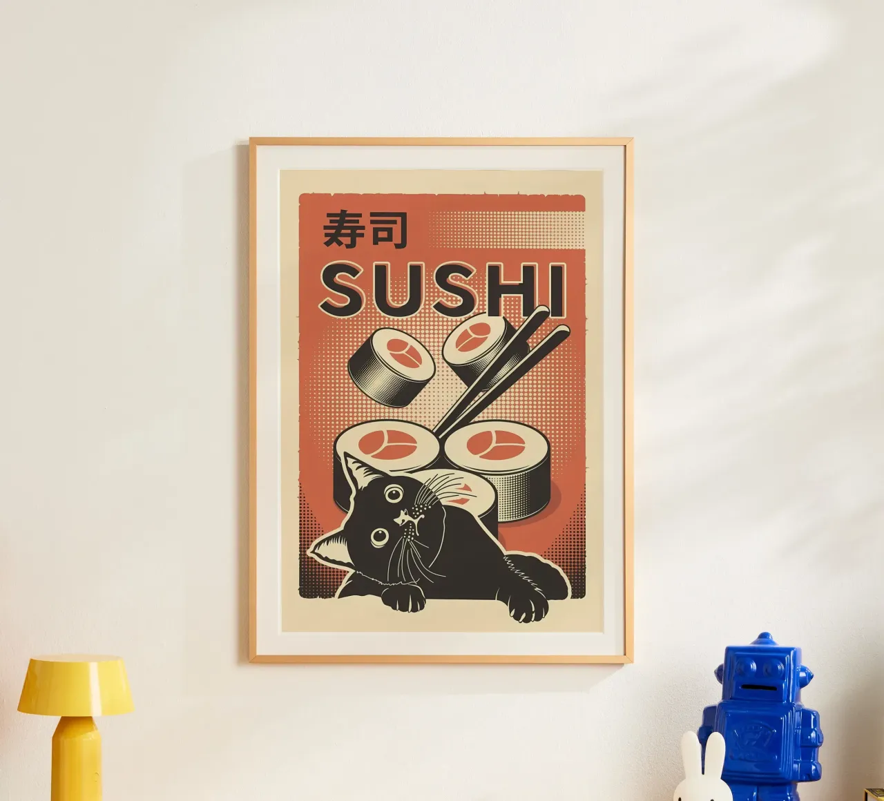 Sushi Cat carta hahnemühle da Monique A Hooper