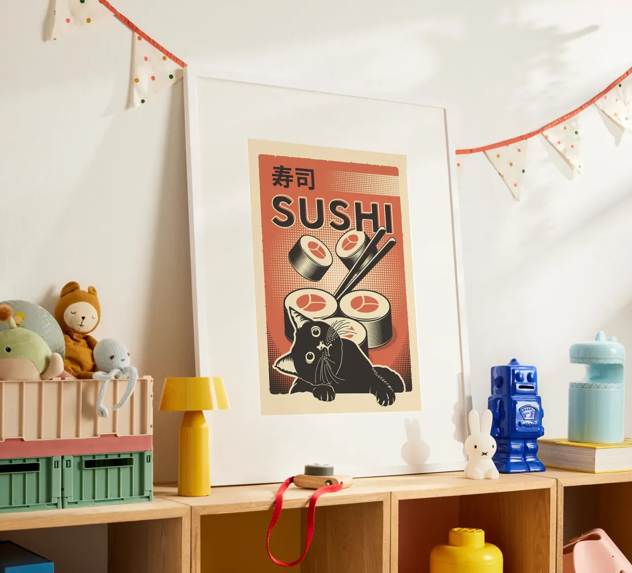 Sushi Cat carta hahnemühle da Monique A Hooper