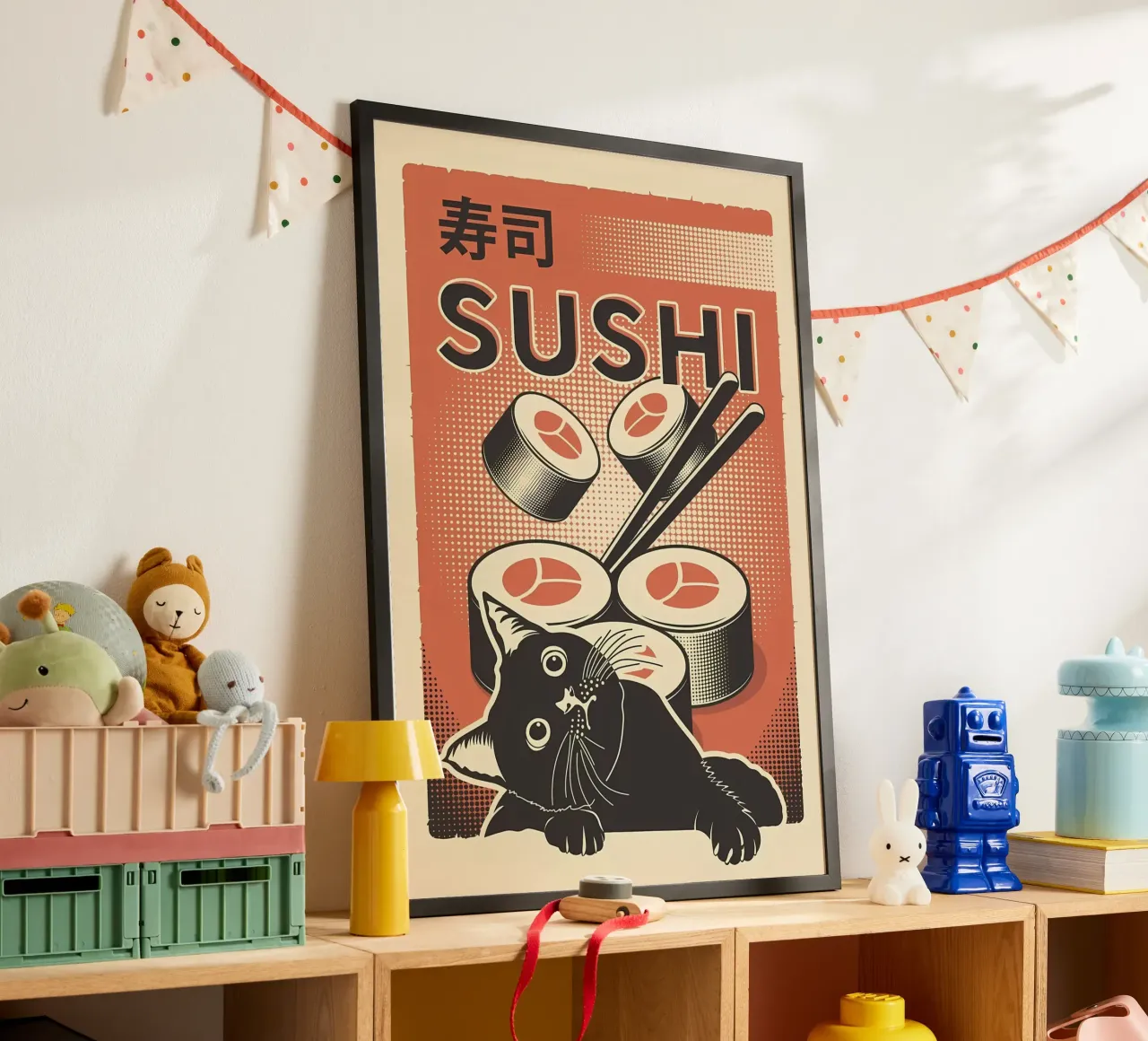 Sushi Cat carta hahnemühle da Monique A Hooper