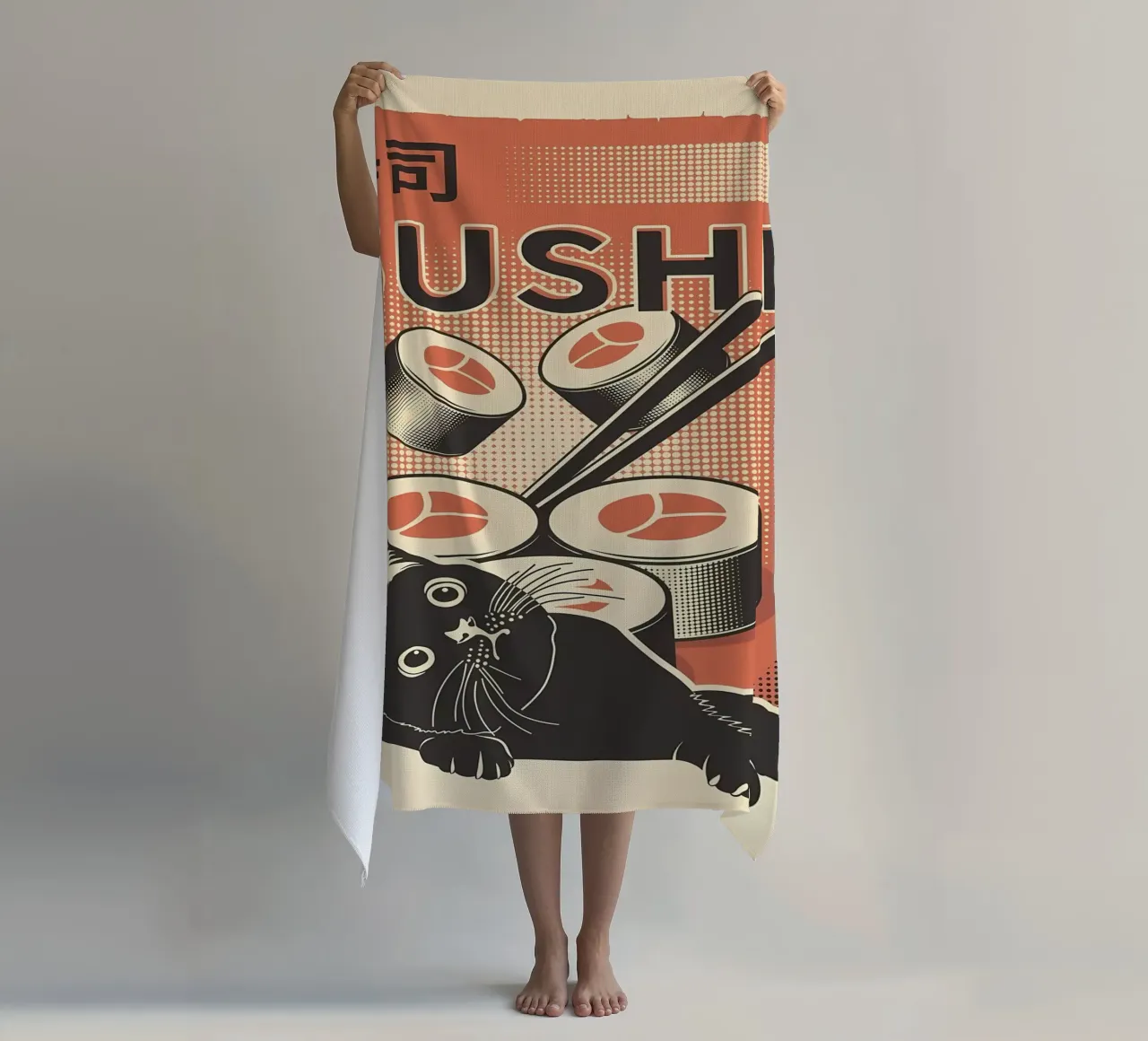 Sushi Cat telo mare da Monique A Hooper