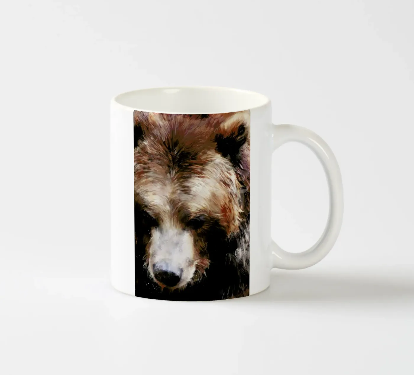 Gold ceramic mug by Amy Hamilton