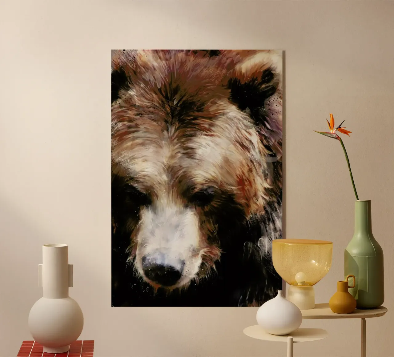 Gold plexiglass da Amy Hamilton