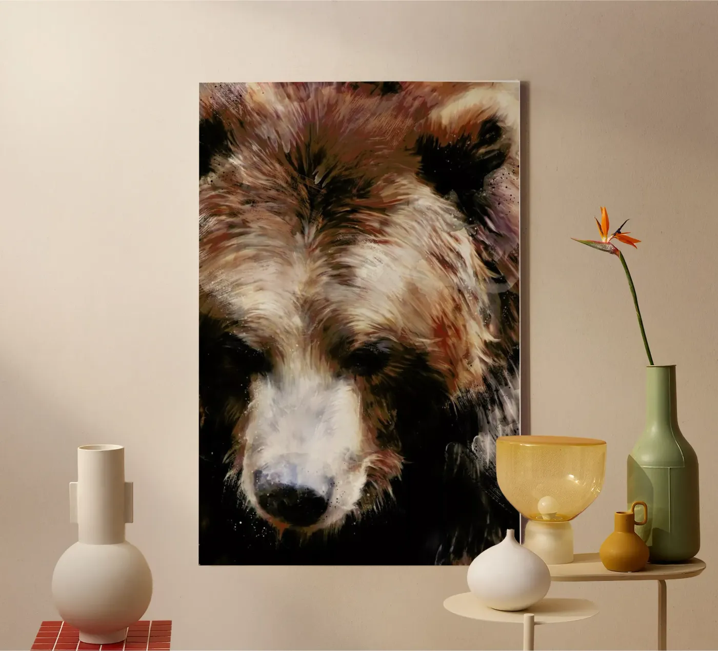 Gold canvas van Amy Hamilton