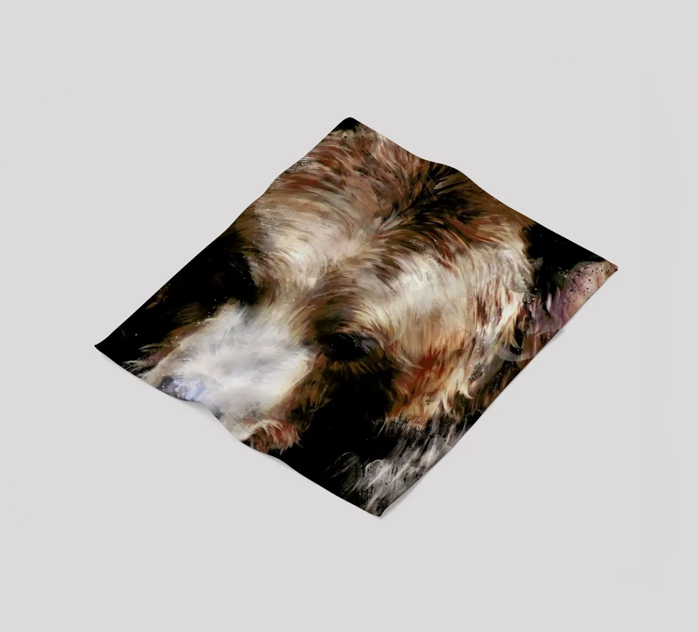 Gold Fleecedecke von Amy Hamilton