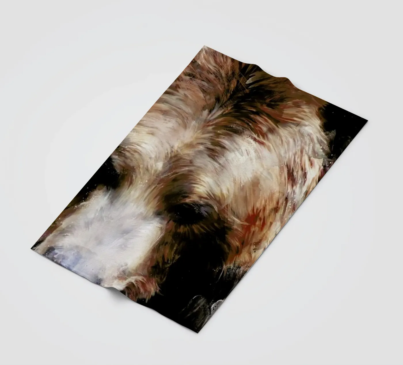 Gold Fleecedecke von Amy Hamilton