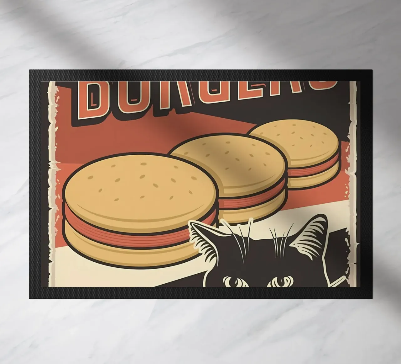 Questo è il mio hamburger dice il gatto zerbino da Monique A Hooper