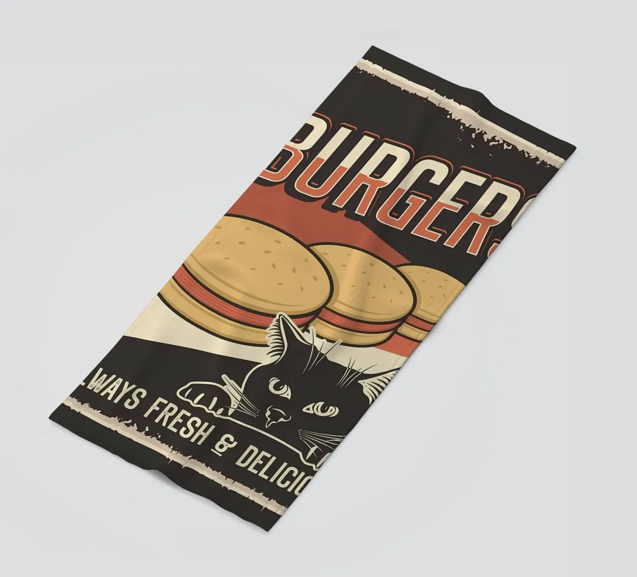 Questo è il mio hamburger dice il gatto telo mare da Monique A Hooper