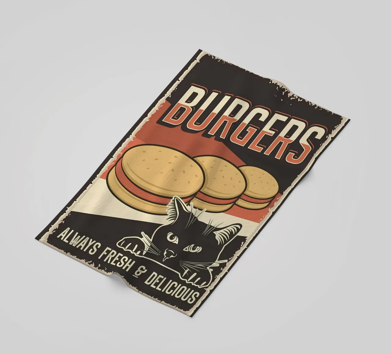 Questo è il mio hamburger dice il gatto telo mare da Monique A Hooper