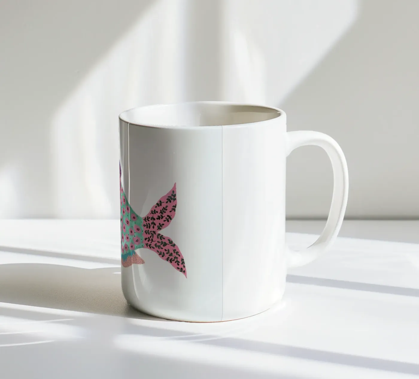 Fancy Fish ceramic mug by Atelier Mave