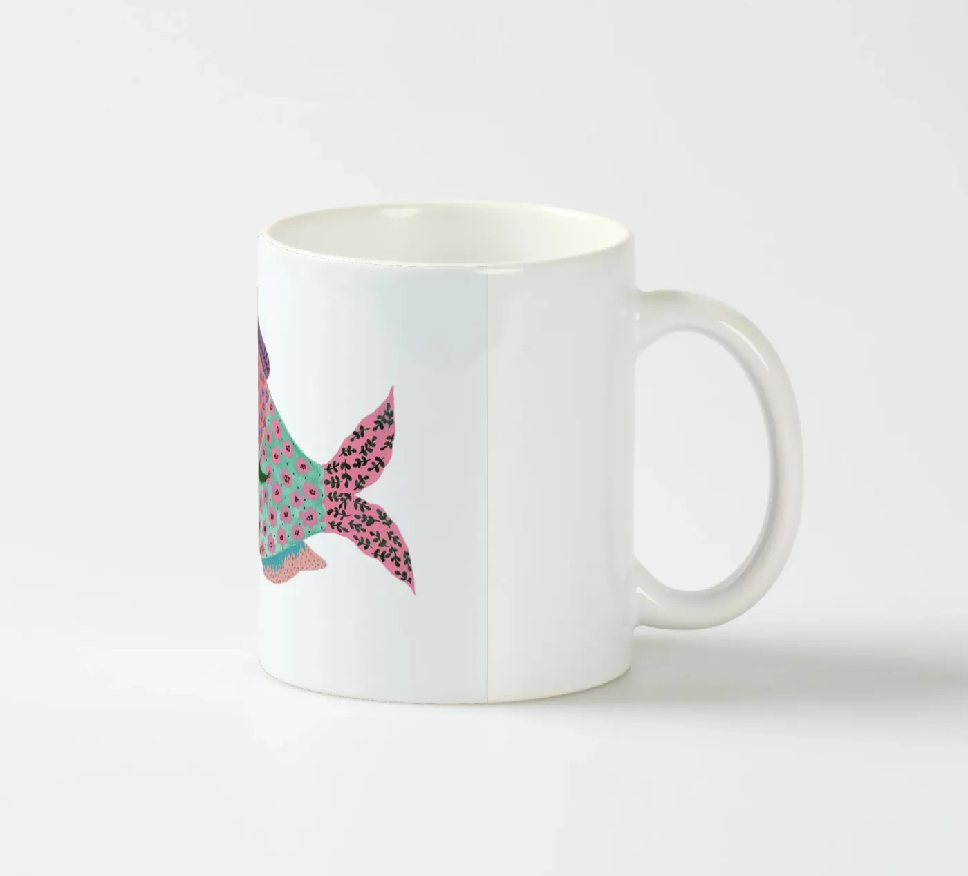 Fancy Fish ceramic mug by Atelier Mave