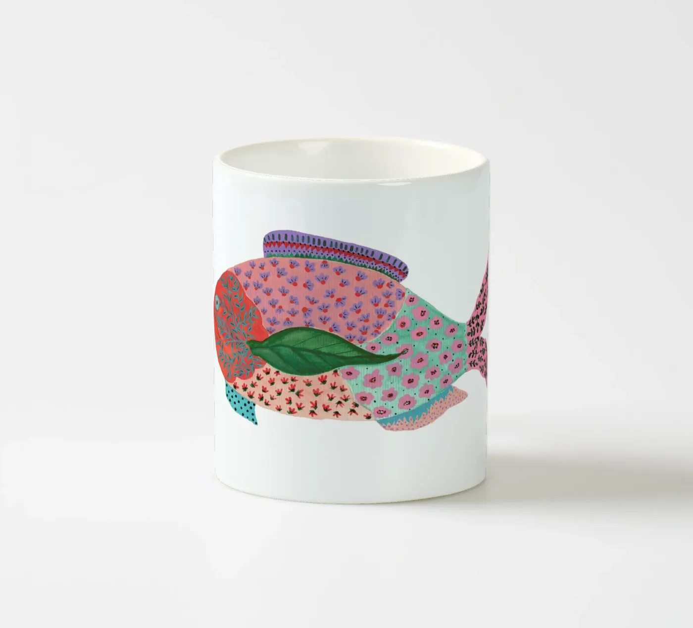 Fancy Fish ceramic mug by Atelier Mave