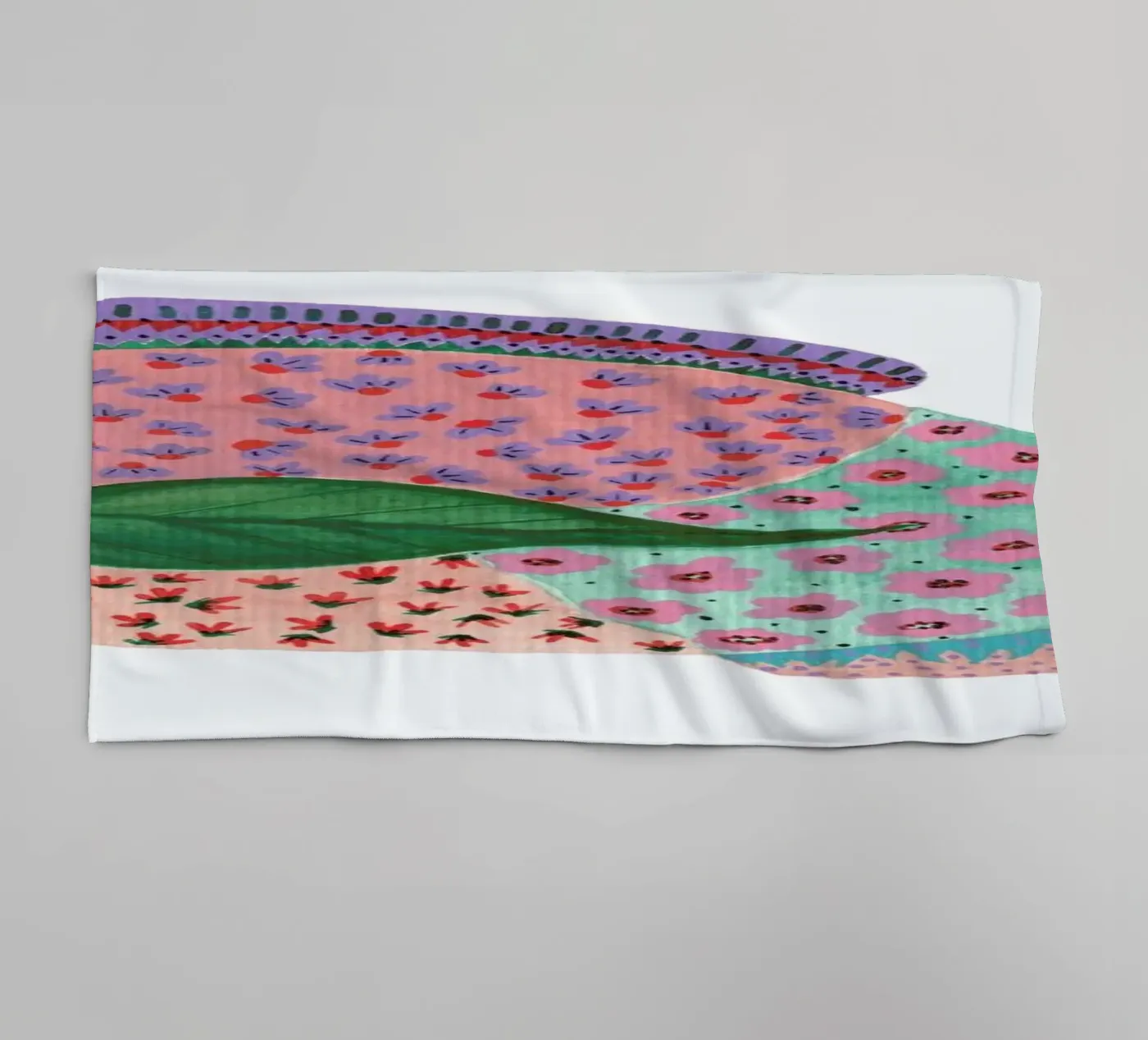 Fancy Fish badhanddoek van Atelier Mave