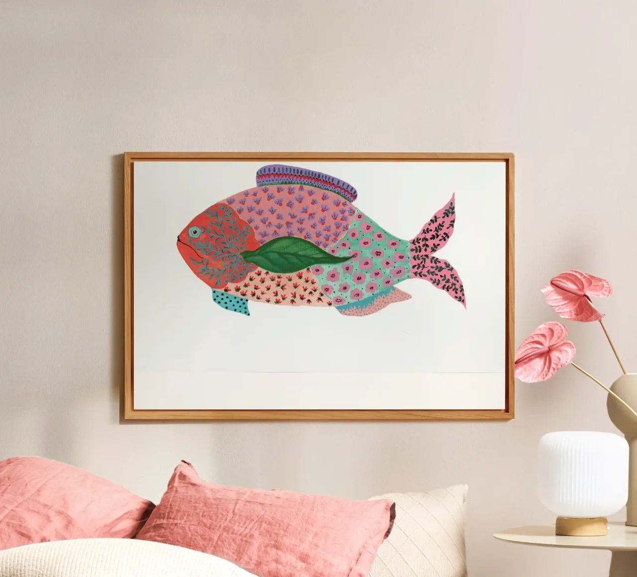 Fancy Fish alluminio dibond da Atelier Mave