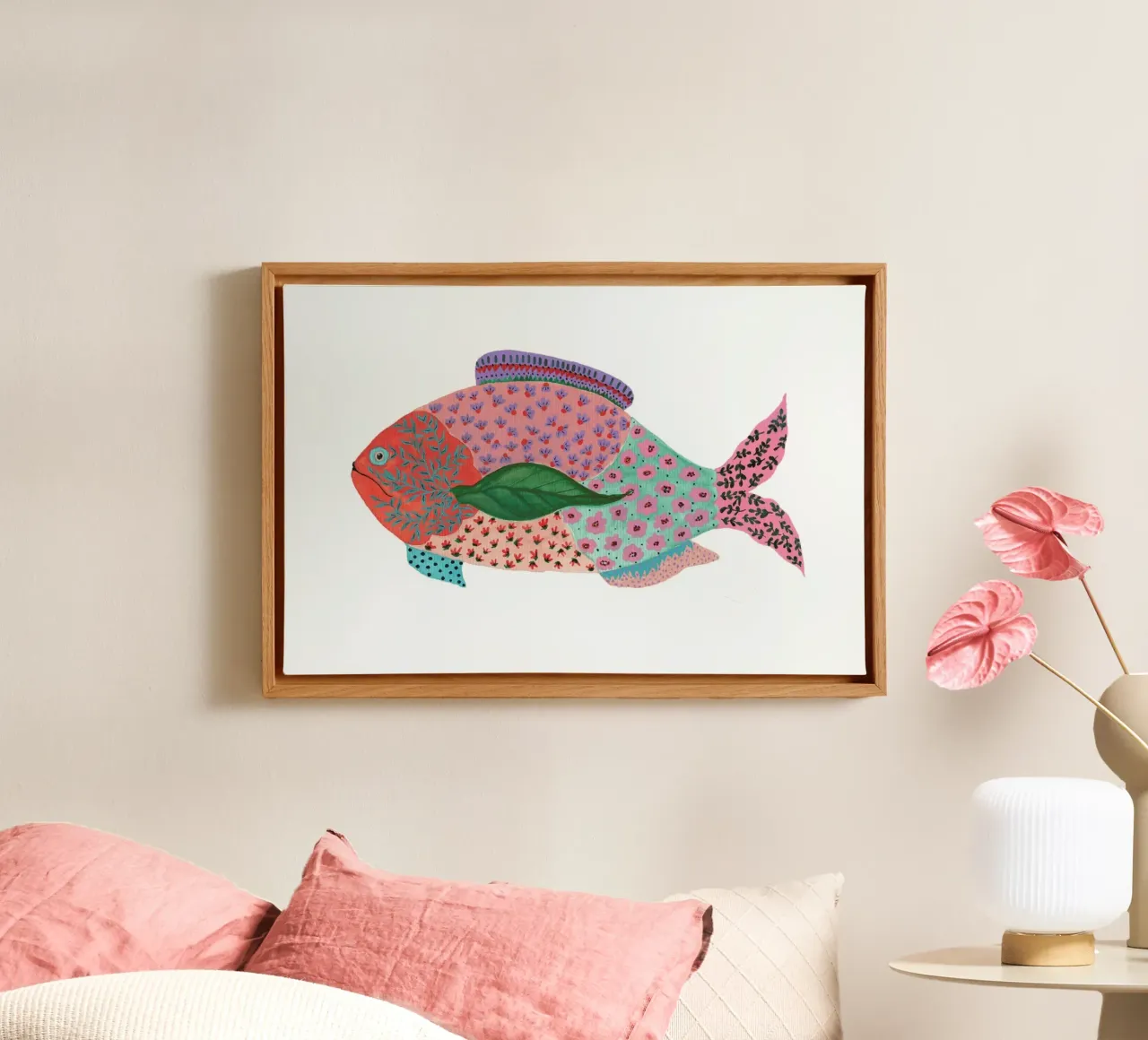 Fancy Fish product.type.leinwand common.byCreator Atelier Mave